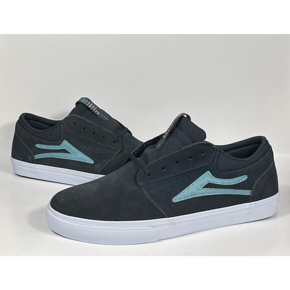 Lakai Griffin Skate Shoes Men’s Size 13 Charcoal/Nile Suede New in Box - Picture 2 of 10